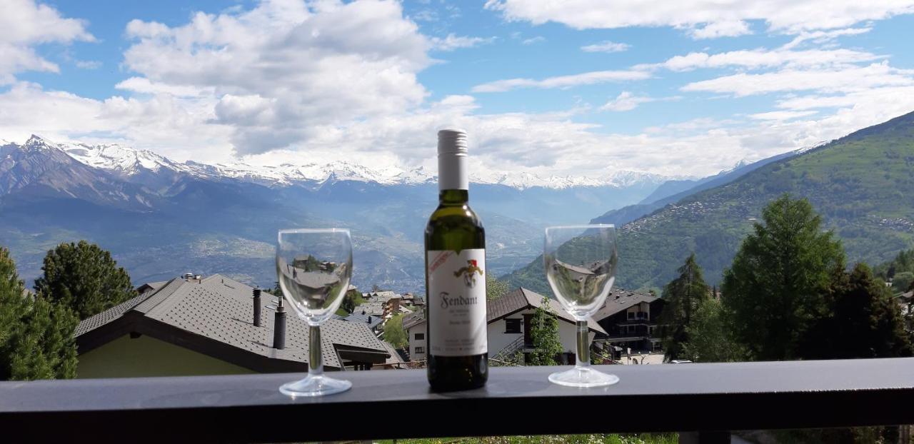 Comme Sur Un Nuage, Appartement Pour 4 Personnes Nendaz Exterior foto